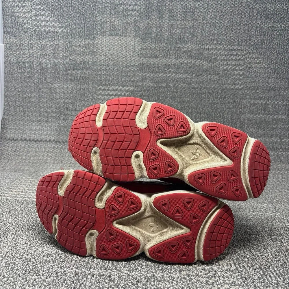 Adidas Ozmillen JH7152 Shoes Mens 5.5 Red Black Silver Y2K Chunky Sneakers